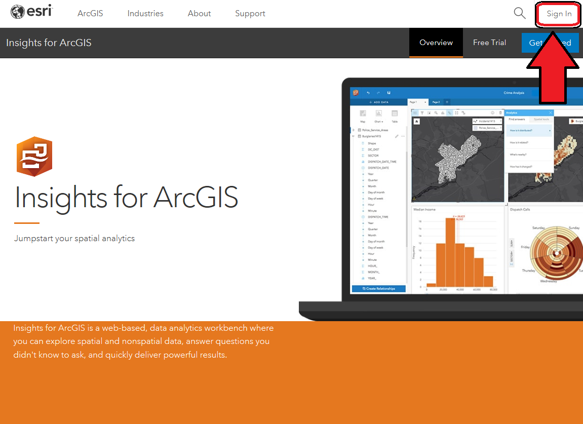 Logging In To Arcgis Online Map And Data Library