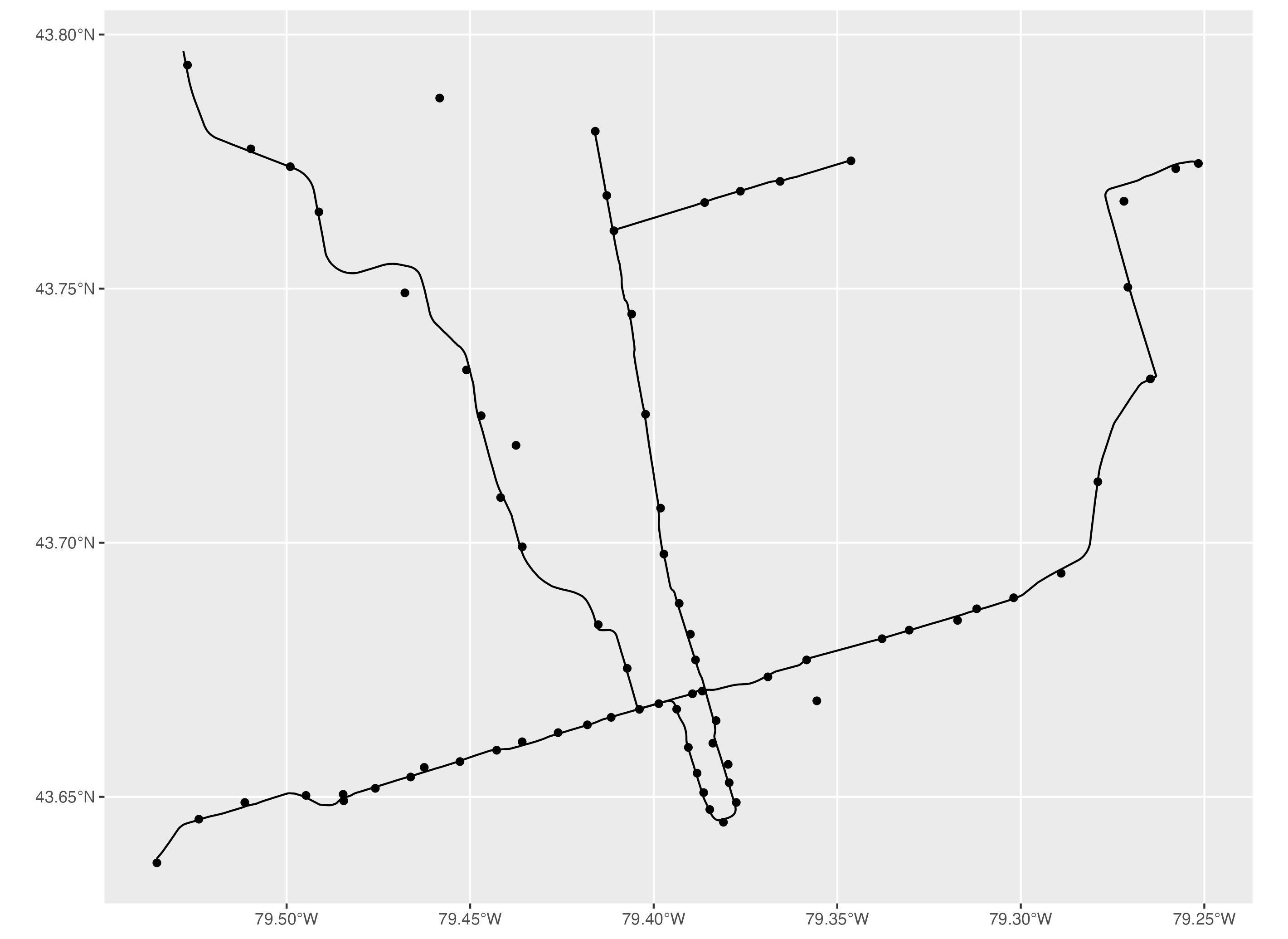 2.3 Subway Lines and Subway Stations Map