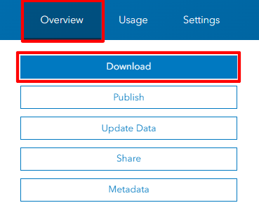 Click 'Download' under the Overview tab