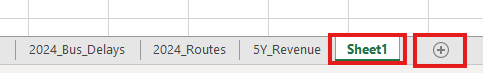 New sheet button is highlighted, as well as the new sheet mixed in