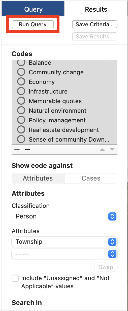 In the Crosstab Query window, Run Query is highlighted.