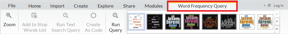 Red box around Query Tools on the top menu.