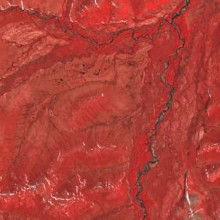 Thumbnail: Satellite imagery of Braided River, Chukotka Autonomous Okrug, Russia