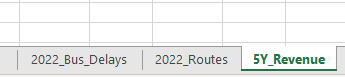Switching worksheets to 5Y_Revenue