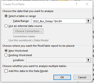 context menu for pivot tables is shown