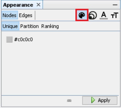 The 'Color' button at the top of the 'Appearance' pane highlighted.